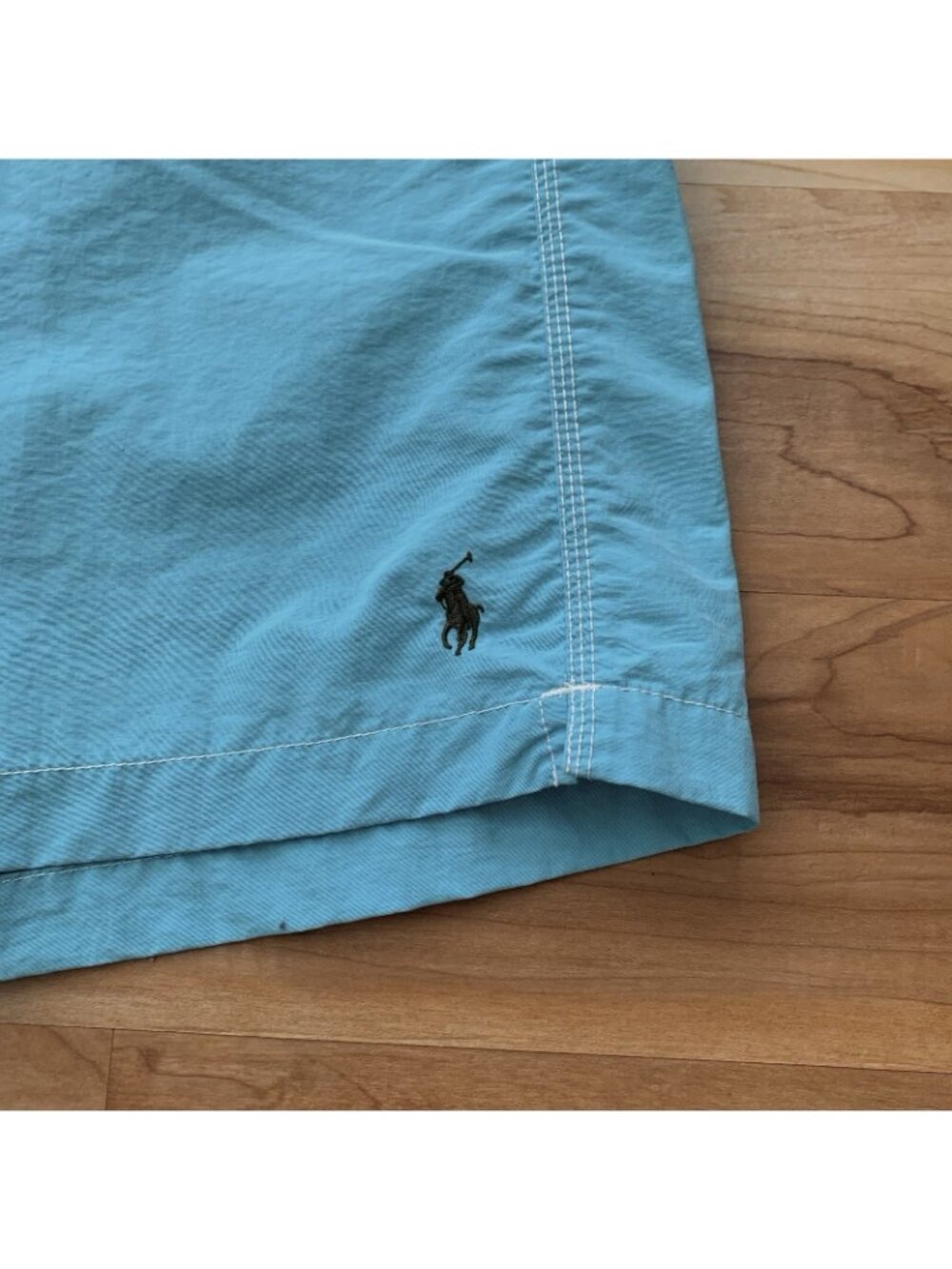 Polo Ralph Lauren Mesh Lined Cargo Swim Board Shorts Men’s 2XLT Aqua Blue - Picture 4 of 11